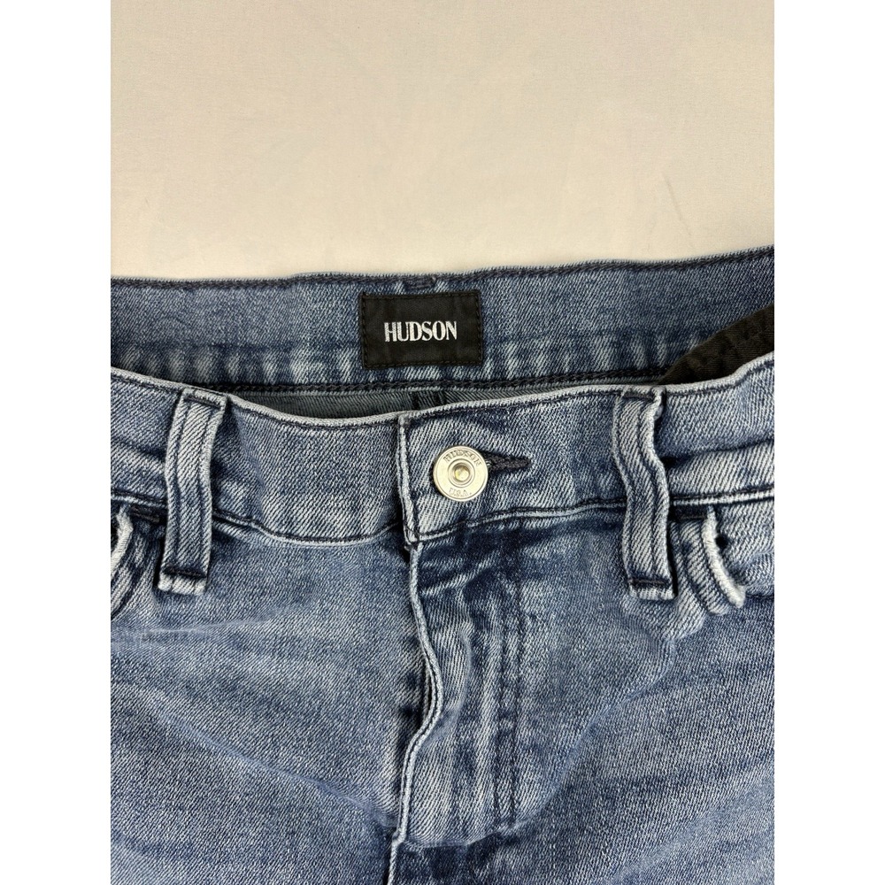 Hudson Noa High Rise Straight Crop Jeans Womens 28 Yvonne Medium Wash Denim - Picture 6 of 8